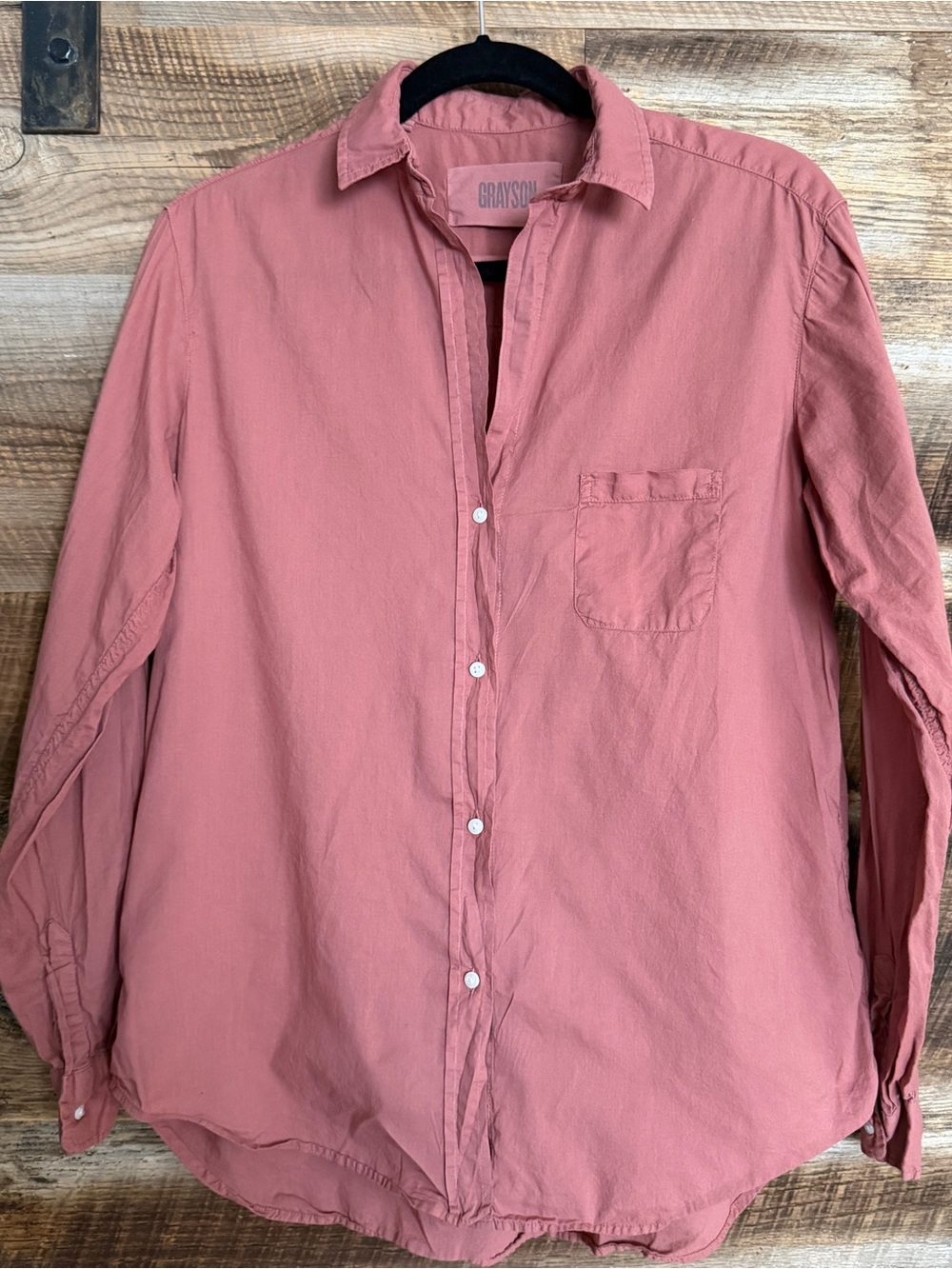 EUC - Grayson - The Hero Button Down - Terracotta - 03 (Medium)